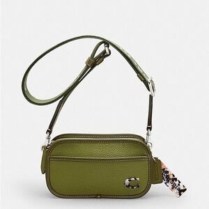 Crossbody Green Belt Bag In Coachtopia Leather